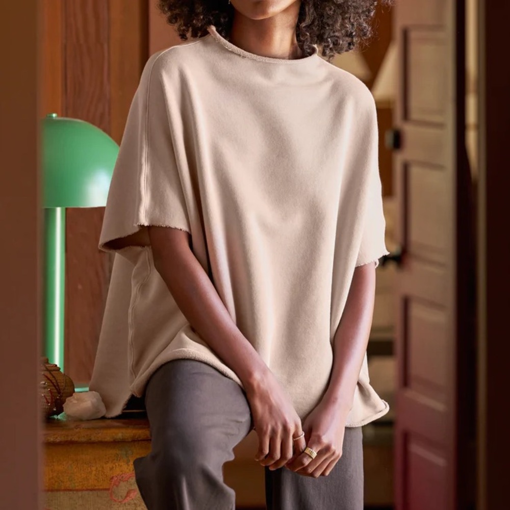 Frank & Eileen Caplet Audrey Funnel Neck Triple Fleece Sweatshirt